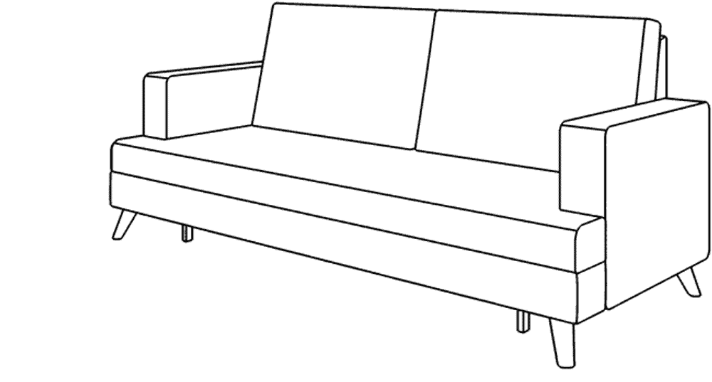 Диван еврокнижка «Милан»