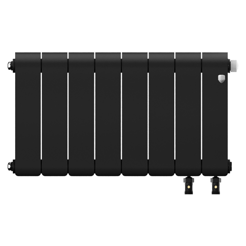 Радиатор биметаллический Royal Thermo Infinity 300 Noir Sable VR80 - 8 секц.