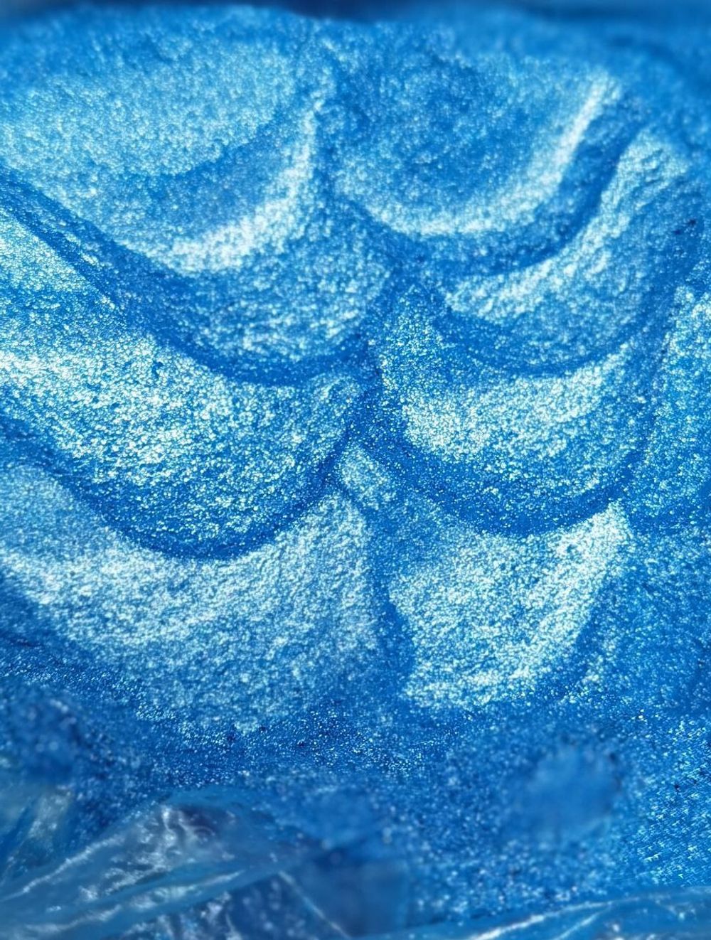 Премиум 8991 Синий мерцающий - перламутровый сухой краситель