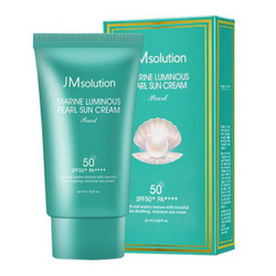 JMsolution Marine Luminous Pearl Sun Cream SPF 50+ PA++++ солнцезащитный крем с экстрактом жемчуга