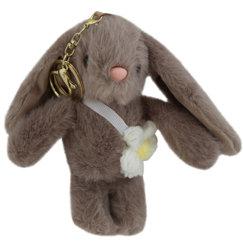 Игрушка-брелок мягкая КРОЛИК 16 см (УТ-00553939)