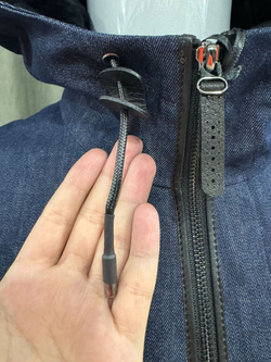 Джинсовая куртка Kiton с мехом