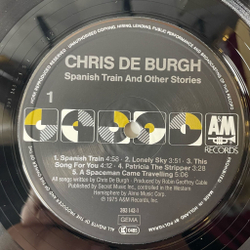 Винтажная виниловая пластинка LP Chris de Burgh Spanish Train And Other Stories (Germany 1985)