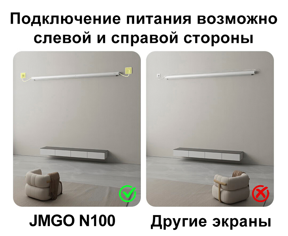 Экран для проектора JMGO N100 (100 дюймов)