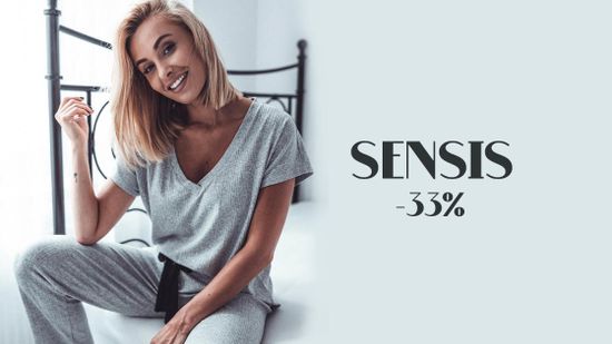 Скидка 33% на все товары бренда Sensis ❤️