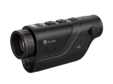 Тепловизионный монокуляр Guide TD410 400х300 12μm, ø19мм, zoom х1.9/х3.8/x7.6, ЛЦУ, WiFi, до 7ч, обнаружение 800м, 350г