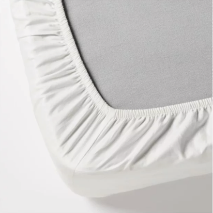 4870216961701 SUAVE Тенсель Плэйн простыня натяжная 90*200 Белый