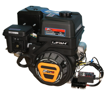 Двигатель бензиновый "LIFAN" KP500E ECC (24 л.с., эл. стартер, катушка 18А)