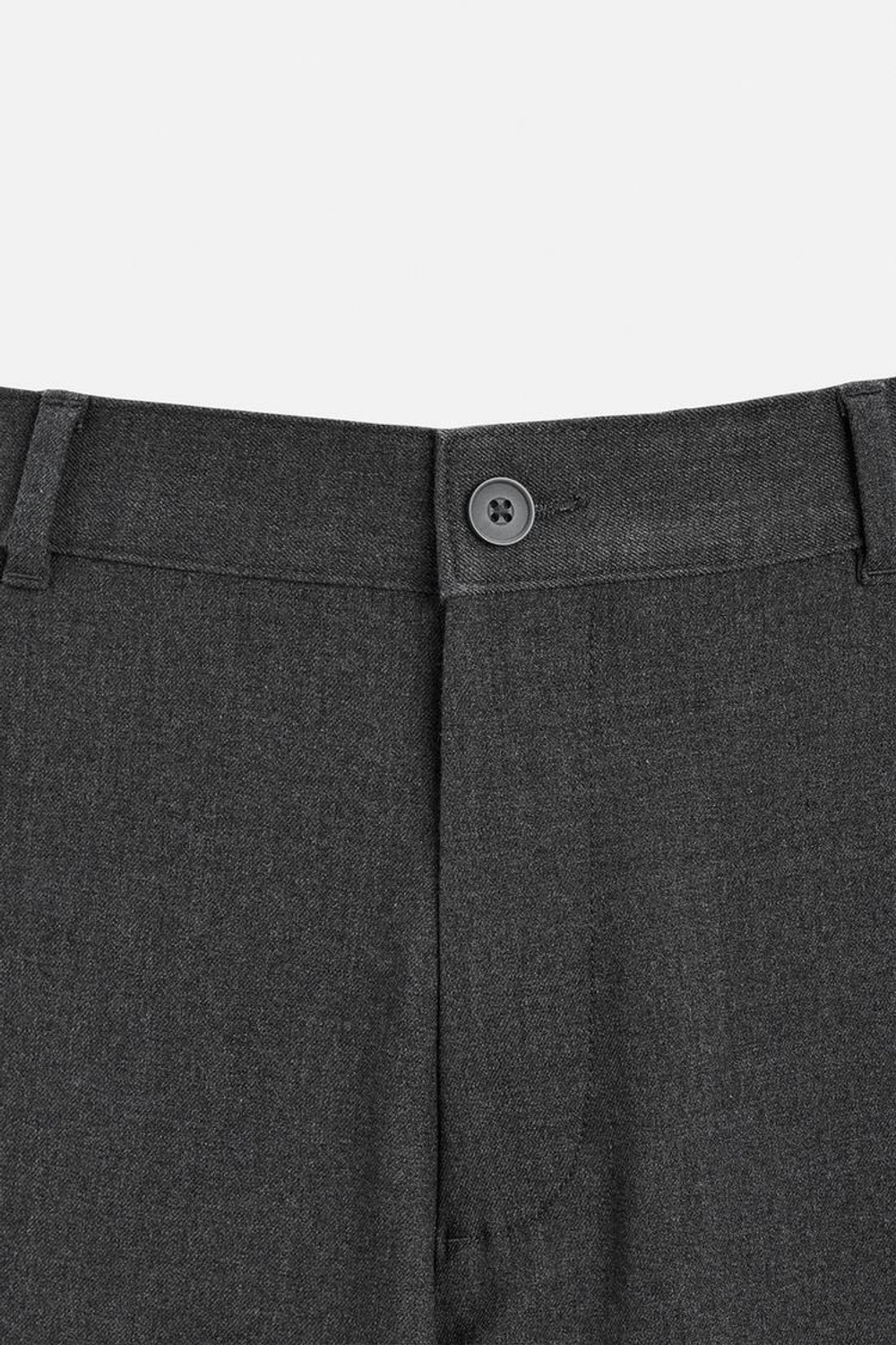 ZARA БРЮКИ RELAXED-FIT, АНТРАЦИТОВО-СЕРЫЙ