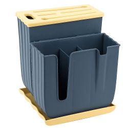 Подставка (сушилка) для ножей, столовых приборов и кухонных принадлежностей 16,5*15*19см. (3вида)