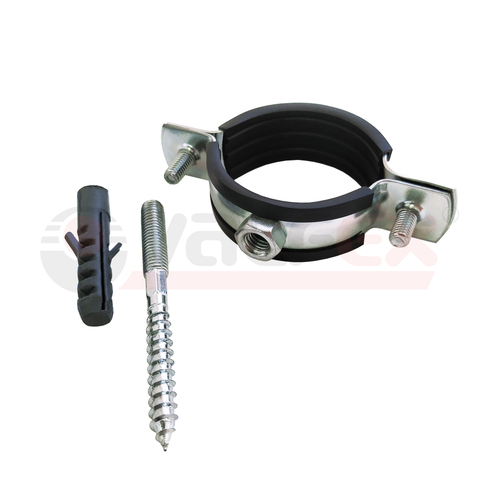 Хомут оцинк. с резин. уплотнением Valfex 2 1/2" (75-80)