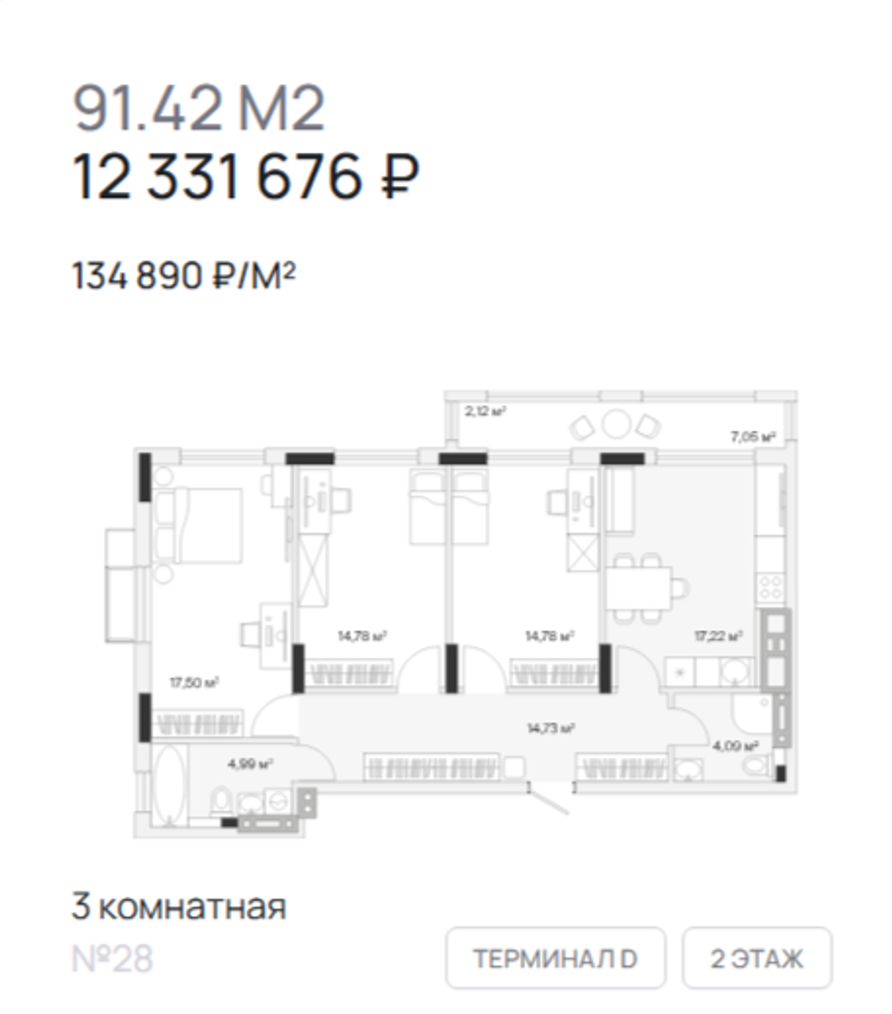 Жилой Комплекс "АЭРО" Комфорт-класс г. Калининград, р-он Малое Исаково, п. 2-ой Портовый