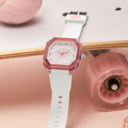 Dickies SS23 Wrist Watch Quartz Movement Plastic Strap White Dial Unisex 30m Water Resistant