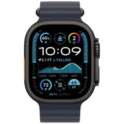 Apple Watch Ultra 2 (2024) GPS+Cellular 49mm, Black Titanium ремешок "Navy Ocean Band"
