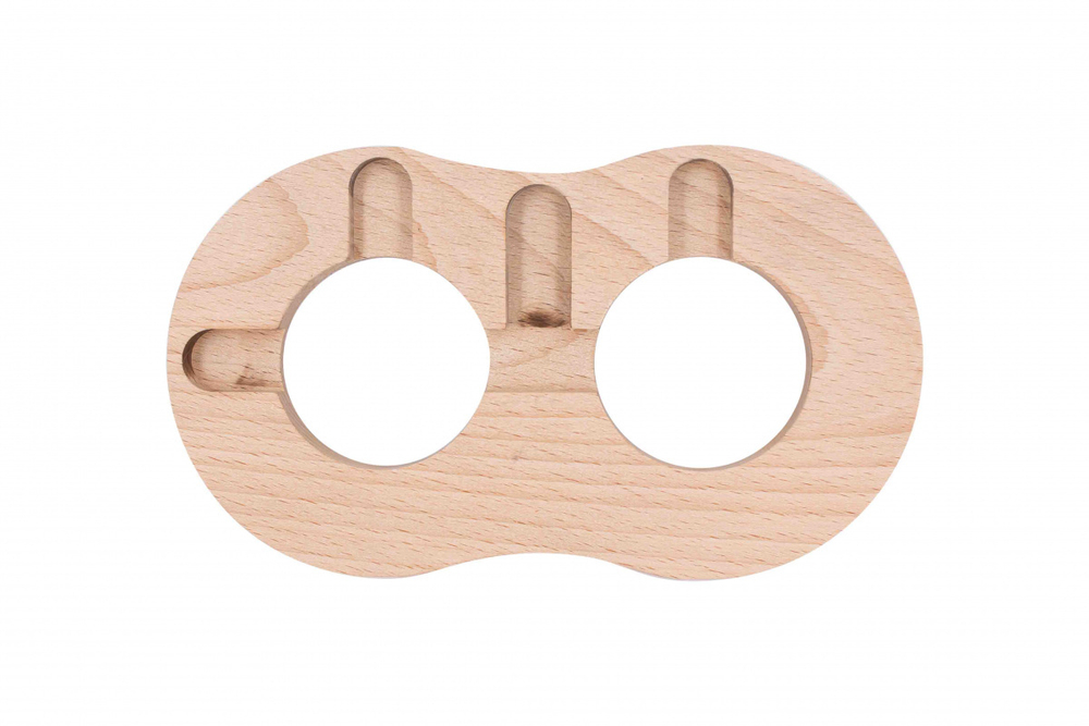 Рамка 2 постовая Пиластро, накладной монтаж, дерево, цвет Натурель BF9-620-10