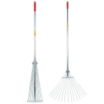 Грабли веерн.раздвижн. PARK HG1191 (прутковые,15-зуб.,с чер.)