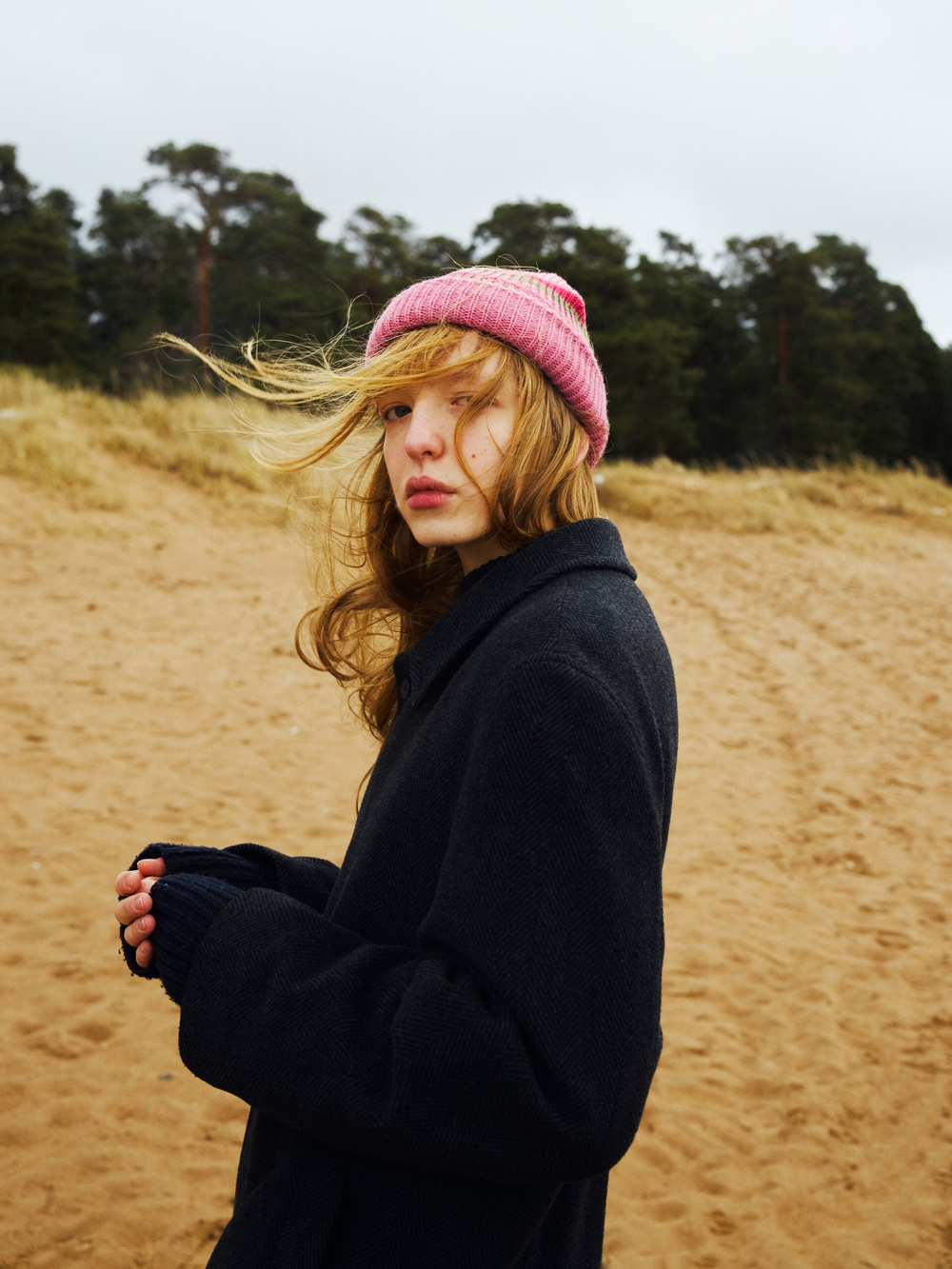 Шапка Jacob Cro Elia "Pink"