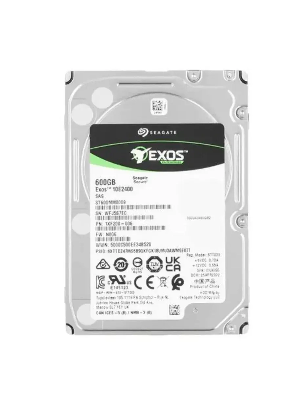 2.5" 600 ГБ Жетский диск SFF ST600MM0009
