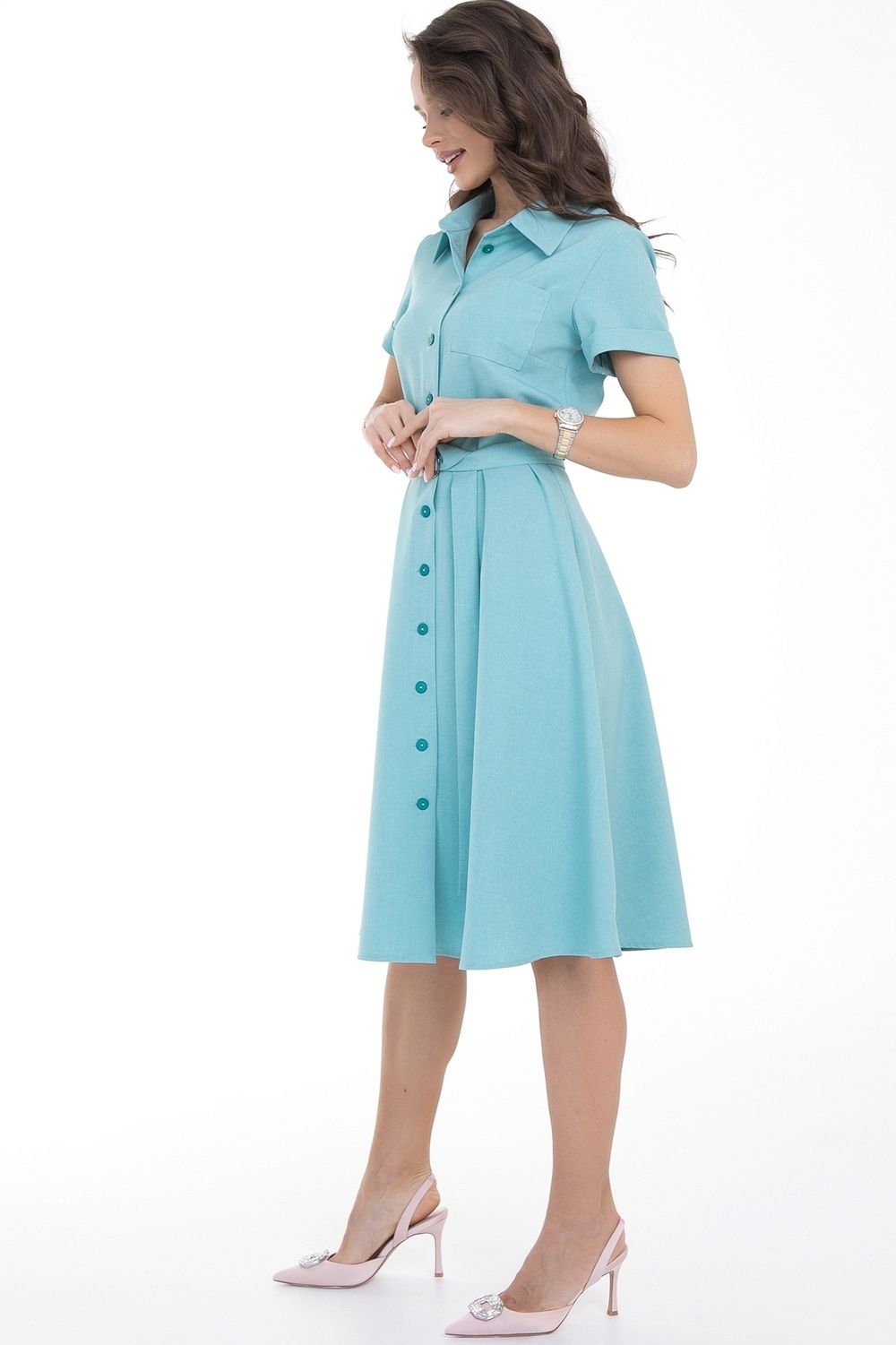Платье Отличное Хит (бирюза) Diolche