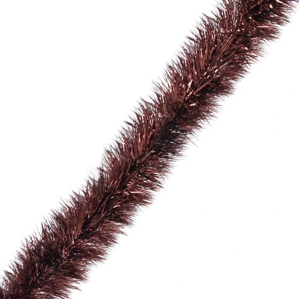 Мишура «Сияющая роскошь» 2 м 10,5 см, Шоколад