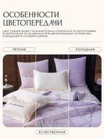 Комплект постельного белья на резинке с одеялом Вельвет Премиум «Лавандовая симфония»