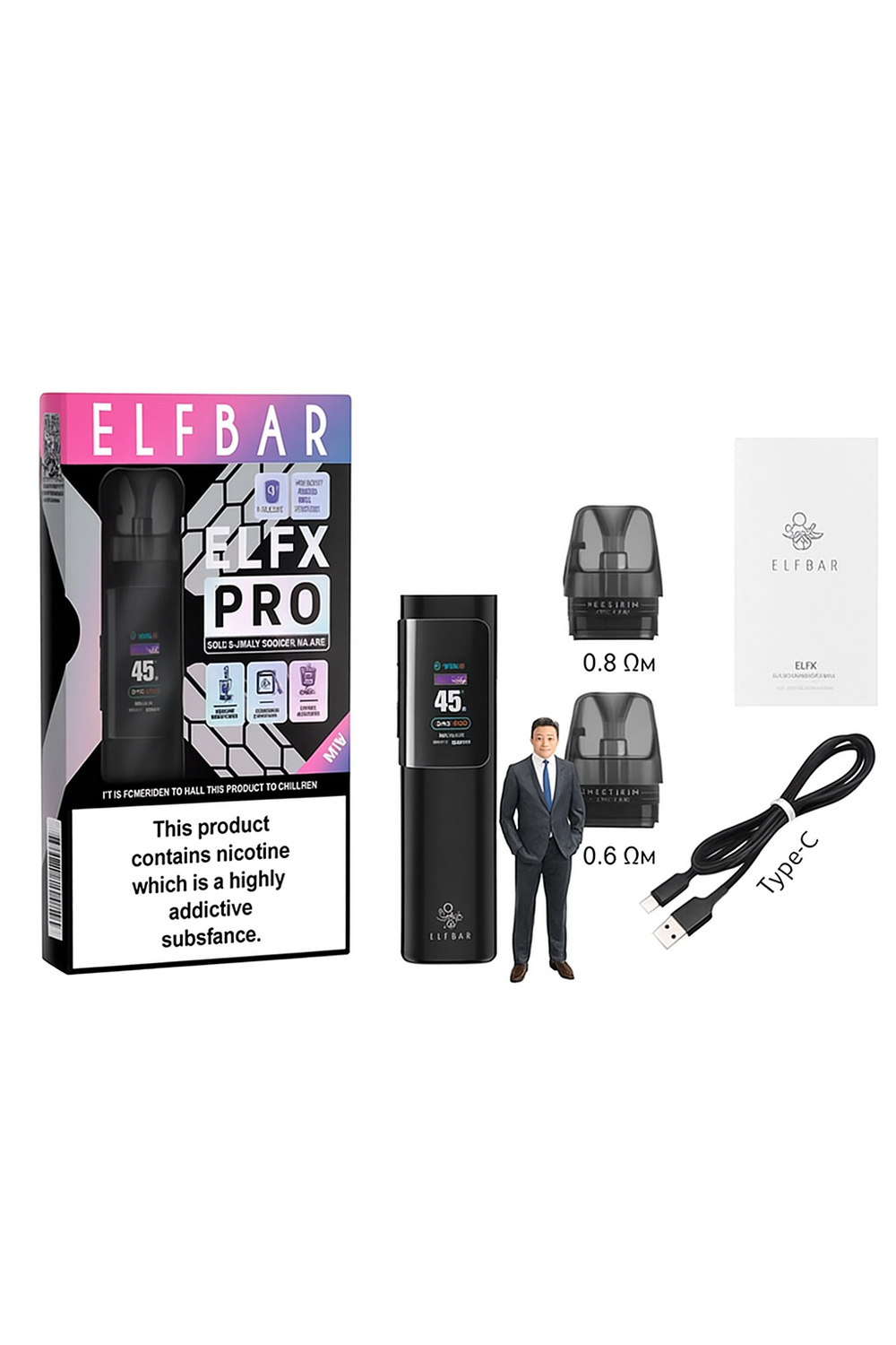 Elf Bar ELFX PRO 1200 mAh Black