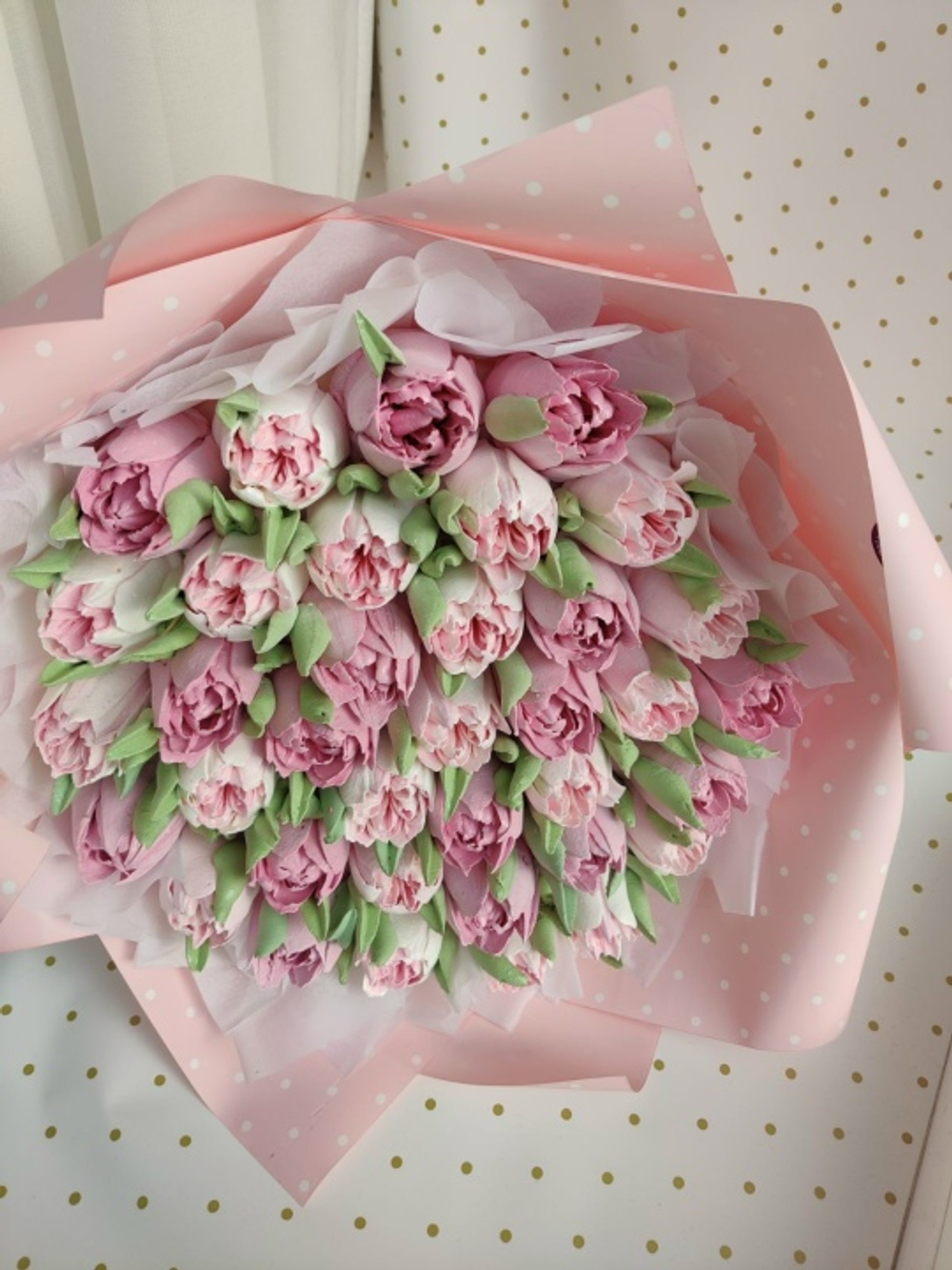 Букет «Махровые тюльпаны» L