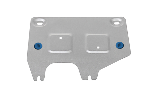 Защита электродвигателя рулевой рейки Rival для GAC GS8 II поколение АКПП 4WD 2023-н.в./M8 II поколение АКПП FWD 2024-н.в., рынок РФ, алюминий 3 мм, с крепежом, штампованная, 333.3408.1