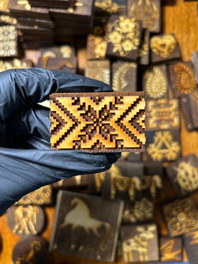 Деревянный штамп 058 (5x3,2 см)