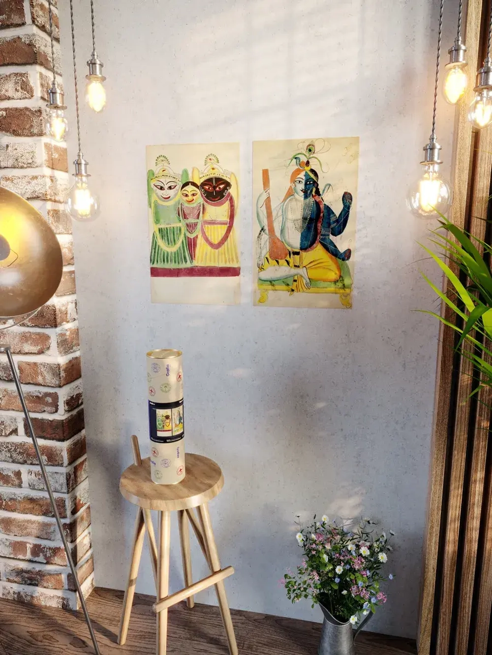 Картины-наклейки на стену для декора интерьерные №809