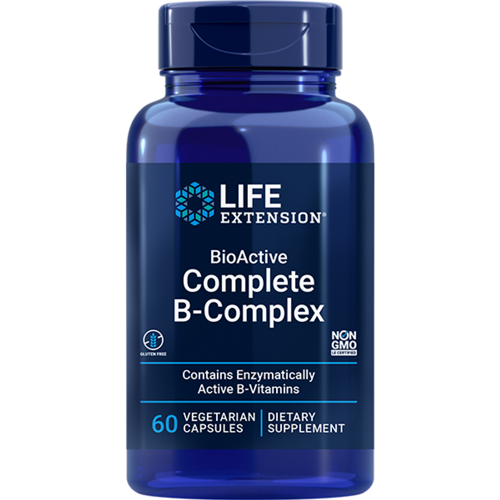 BioActive Complete B-Complex 60 капсул Life Extension