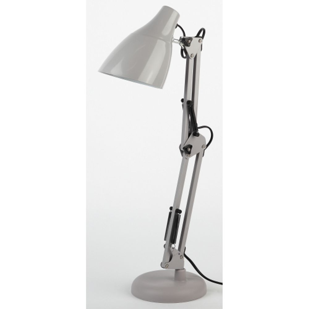 Настольный светильник ЭРА N-123-Е27-40W-GY серый