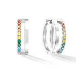 Серьги Coeur de Lion Multicolour Silver 0136/21-1517