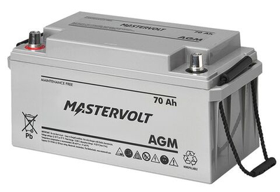 Аккумуляторная батарея Mastervolt AGM, 12 В, 70 АЧ (10267576)