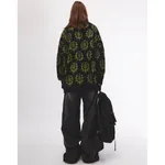 Свитер БИЧ Репей черный / зеленый