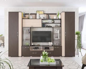 Гостиная модульная ОСКАР-18-3 венге / дуб молочный