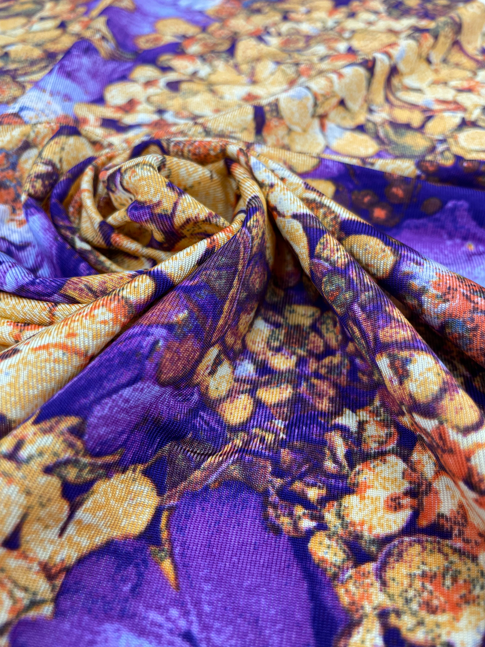 Трикотаж холодная вискоза Cavalli (фиолетовый)