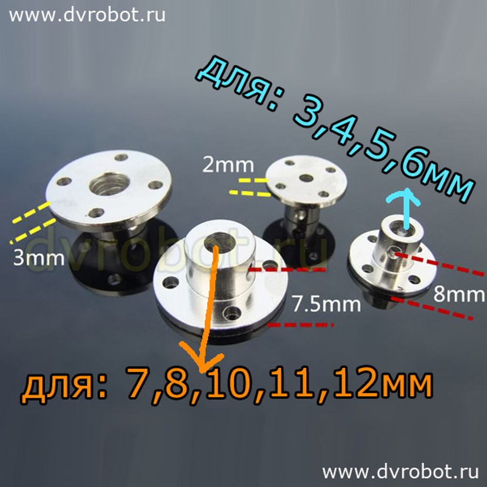 Фланец на ось 5мм