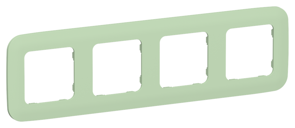 FLITE Рамка 4-местная РУ-4-А-ФлФ фисташковый IEK