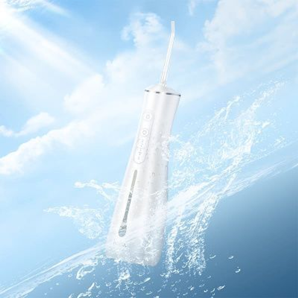 Беспроводной ирригатор Hoco HP62 300мл 1400mAh белый