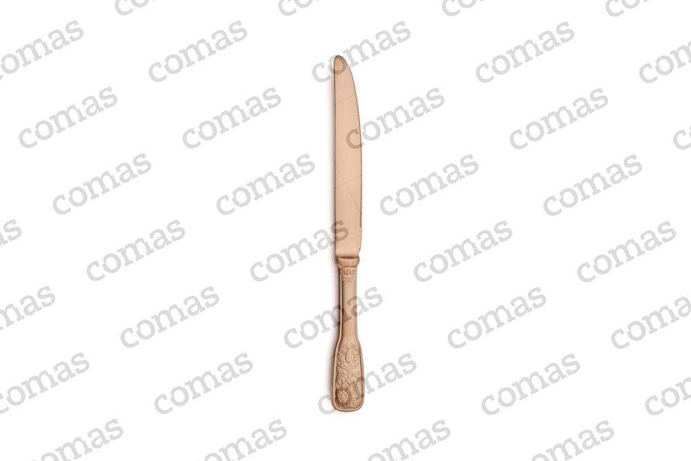 Нож десертный, медный