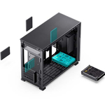 Корпус JONSBO D41 STD SC, 8" Color LCD, mini-ITX, micro-ATX, ATX, черный (без БП)