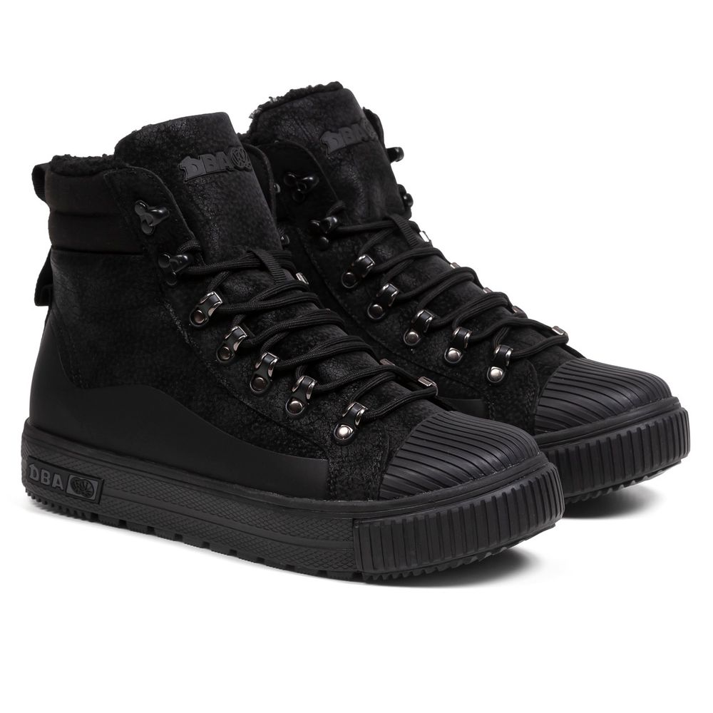 Кроссовки Два мяча зимние BBL SB-01 MF99 черные