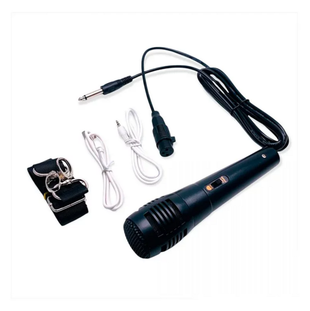 Беспроводная колонка с FM радио Караоке NewRixing NR-6015M