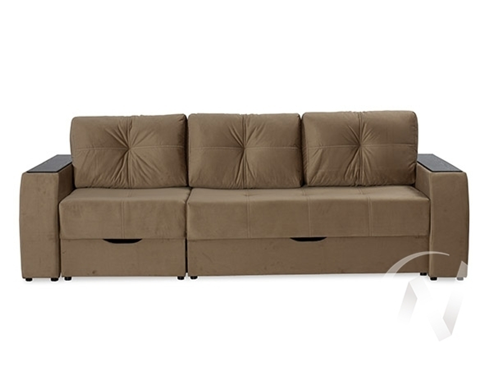 Диван прямой Спинер (МД) GROUND 03 (коричневый)