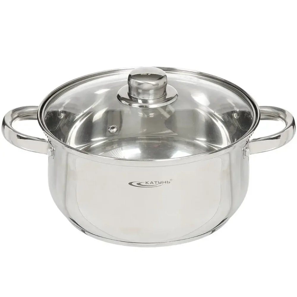 Кастрюля из нержавеющей стали 4,2л «Гретта» Катунь