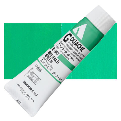 Holbein Acrylic Gouache 20 мл. 067 [А] Emerald Green