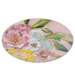 Набор тарелок 4 шт "Flowers" d=19см (фарфор) (подарочная упаковка)