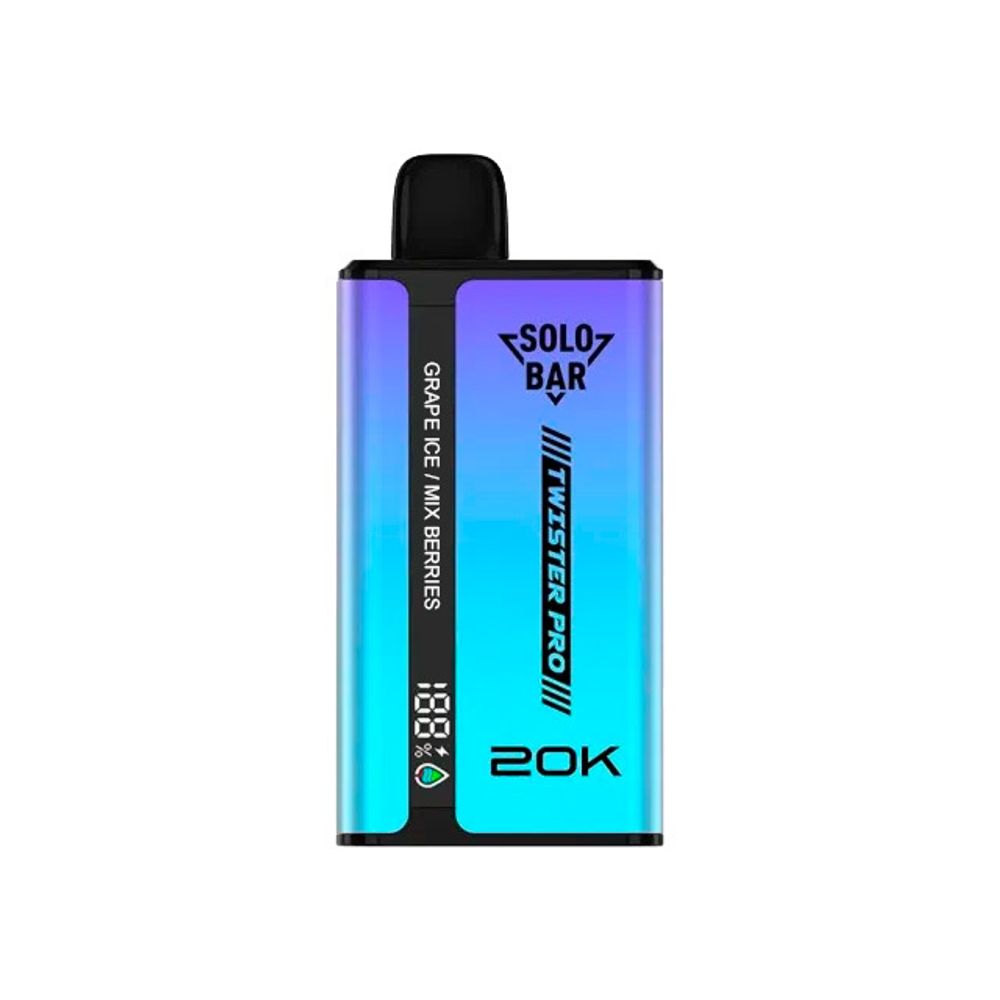 SOLOBAR Twister Pro 20K - Grape Ice / Mix Berries (2% nic)