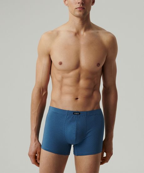 Трусы мужские боксеры (3шт), Atlantic 3MH-212, хлопок, темно-синий + голубой + деним